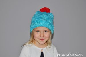 czerwony pompon